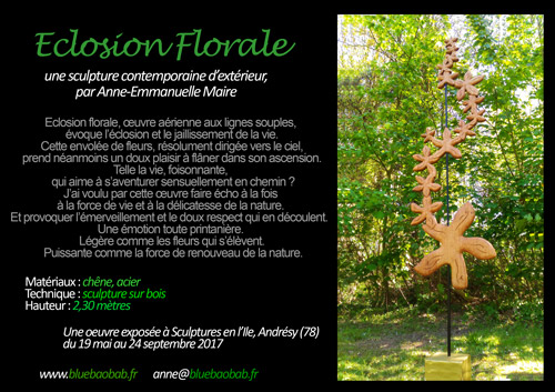 sculpture anne-emmanuelle-maire Eclosion florale