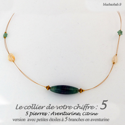 numerologie-collier-5-aventurine