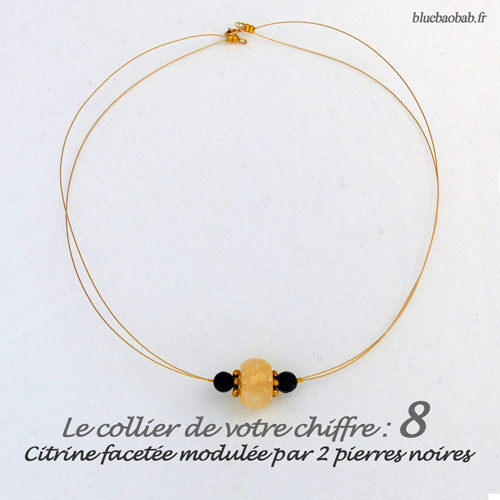 numerologie-collier-8-citrine-jaune-pierre-noire